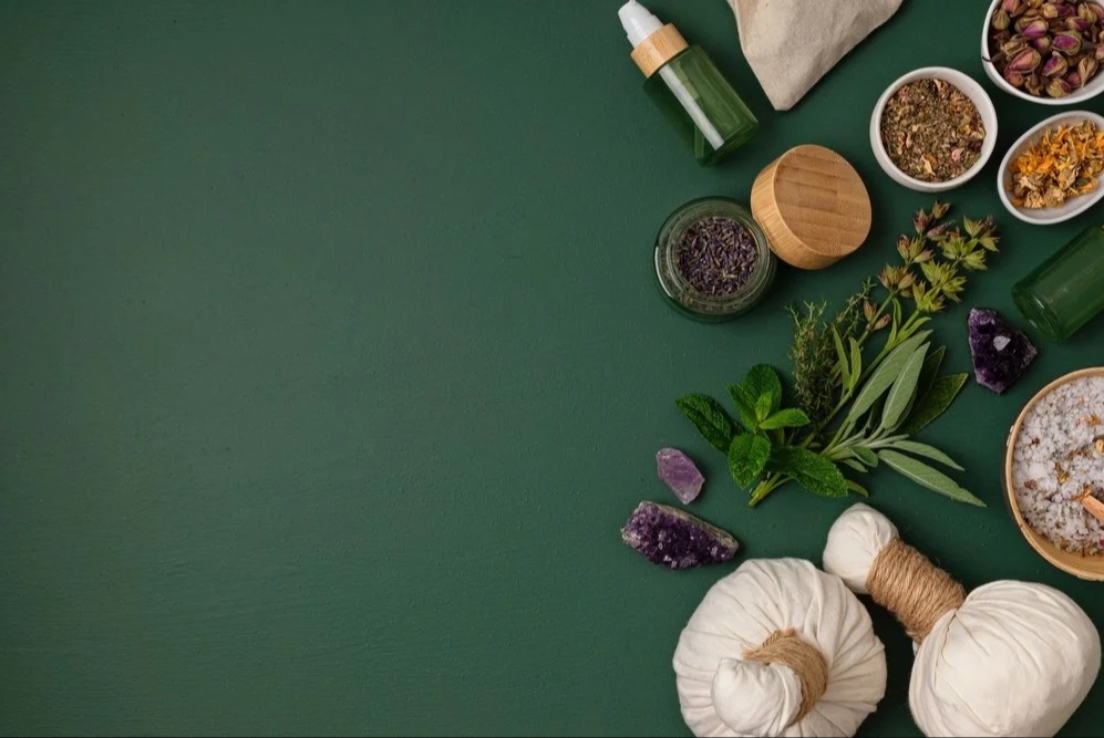 Soft botanicals, linen and morning light